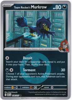 Team Rocket's Murkrow #126