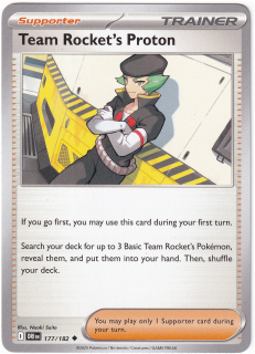 Team Rocket's Proton #177