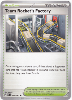 Team Rocket's Factory #173
