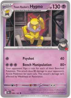 Team Rocket's Hypno #80