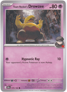 Team Rocket's Drowzee #79