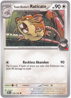 Team Rocket's Raticate #148