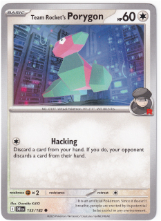 Team Rocket's Porygon #153