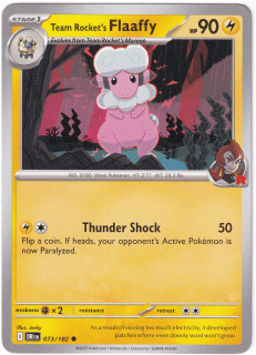 Team Rocket's Flaaffy #73