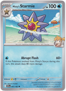 Misty's Starmie #47