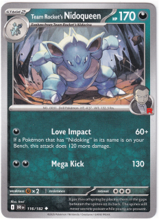 Team Rocket's Nidoqueen #116