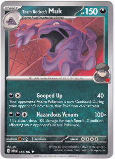 Team Rocket's Muk #124
