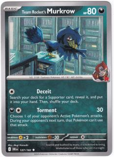 Team Rocket's Murkrow #127