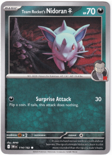 Team Rocket's Nidoran #114