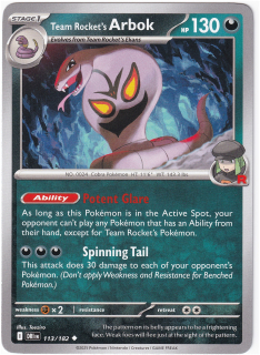 Team Rocket's Arbok #113