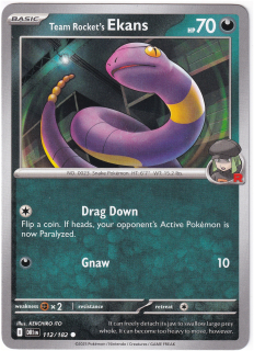 Team Rocket's Ekans #112