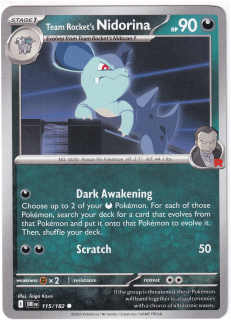 Team Rocket's Nidorina #115