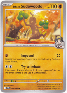 Ethan's Sudowoodo #93