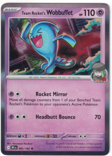 Team Rocket's Wobbuffet #82