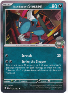 Team Rocket's Sneasel #128