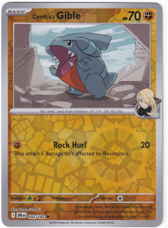 Cynthia's Gible #102