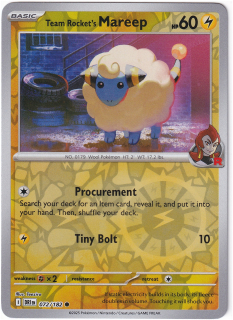 Team Rocket's Mareep #72