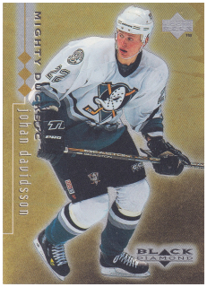 1998-99 UD Black Diamond - Johan Davidsson - Triple Diamond /1000 #3