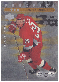 1998-99 UD Black Diamond - Maxim Afinoguenov - Prospect Triple Diamond /1000 #108