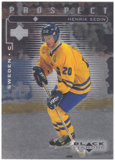 1998-99 UD Black Diamond - Henrik Sedin - Prospect #110