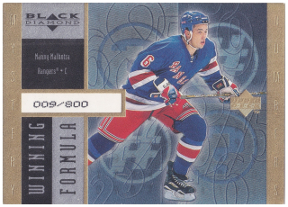 1998-99 UD Black Diamond - Manny Malhotra - Winning Formula Gold /800 #WF14