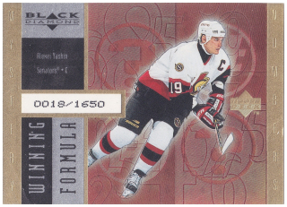 1998-99 UD Black Diamond - Alexei Yashin - Winning Formula Gold /1650 #WF20