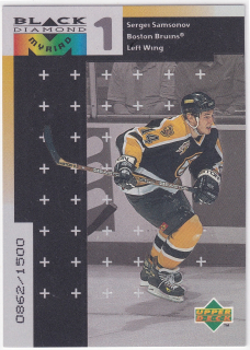 1998-99 UD Black Diamond - Sergei Samsonov - Myriad /1500 #M30