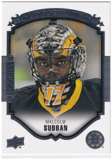 2015-16 UD Series 1 - Malcolm Subban - UD Portraits #P-55