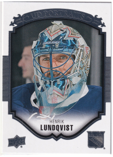 2015-16 UD Series 1 - Henrik Lundqvist - UD Portraits #P-7