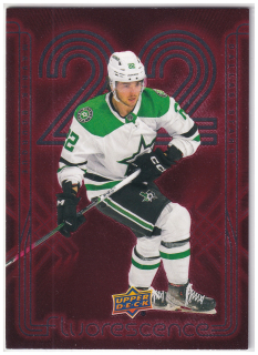 2024-25 UD Series 2 - Mavrik Bourque - Fluorescence Red #F-13