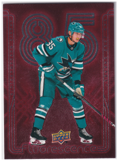 2024-25 UD Series 2 - Shakir Mukhamadullin - Fluorescence Red #F-27