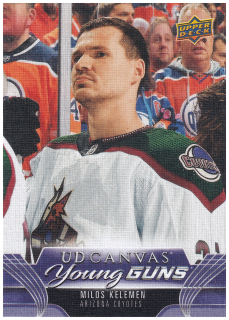 2023-24 UD Extended Series - Miloš Kelemen - Young Guns Canvas #C365