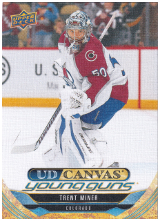 2024-25 UD Extended Series - Trent Miner - Young Guns Canvas #C367