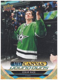 2024-25 UD Series 2 - Oskar Back - Young Guns Canvas #C233