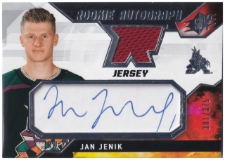 2021-22 UD SPx - Jan Jeník - Rookie Auto Jersey /375 #JJ