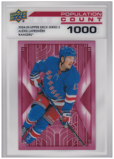 2024-25 UD Series 2 - Alexis Lafreniere - Population Count 1000 #PC-59