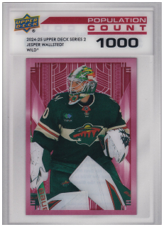 2024-25 UD Series 2 - Jesper Wallstedt - Population Count 1000 #PC-41