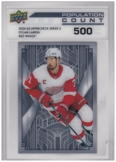 2024-25 UD Series 2 - Dylan Larkin - Population Count 500 #PC-50