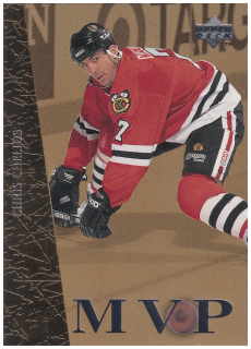 1996-97 UD Collectors Choice - Chris Chelios - MVP Gold #UD31