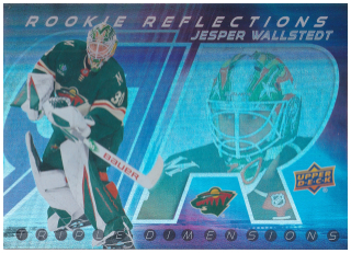 2024-25 UD Extended Series - Jesper Wallstedt - Rookie Reflections #RR-15