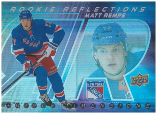 2024-25 UD Extended Series - Matt Rempe - Rookie Reflections #RR-30