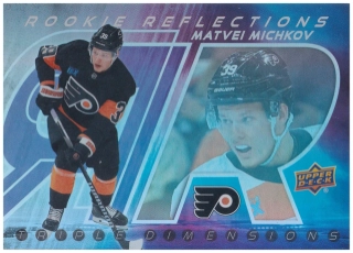 2024-25 UD Extended Series - Matvei Michkov - Rookie Reflections #RR-4