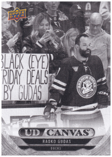 2024-25 UD Series 2 - Radko Gudas - Canvas Black & White #C205