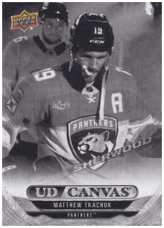 2024-25 UD Series 2 - Matthew Tkachuk - Canvas Black & White #C183