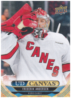 2024-25 UD Extended Series - Frederik Andersen - Canvas #C312