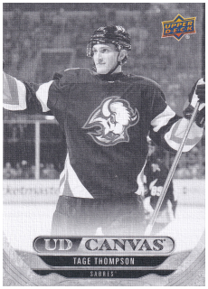 2024-25 UD Extended Series - Tage Thompson - Canvas Black #C344
