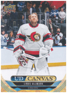 2024-25 UD Extended Series - Linus Ullmark - Canvas #C290