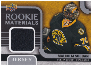 2015-16 UD Series 2 - Malcolm Subban - Rookie Materials #RM-SU