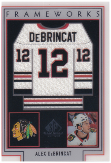 2019-20 UD SP Game Used - Alex DeBrincat - Frameworks #FW-AD