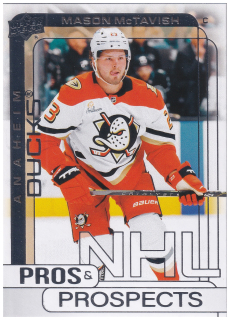 2024-25 UD Extended Series - Mason McTavish - Pros & Prospects #PP-28